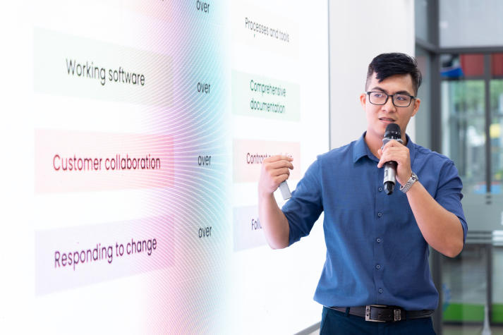 IT-ers HUTECH tiếp cận phương pháp quản lý dự án thời đại số cùng chuyên gia FPT Software 46
