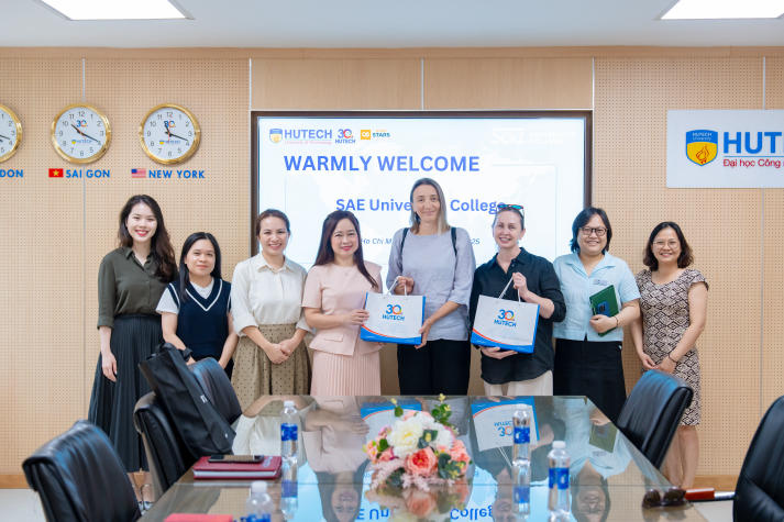HUTECH làm việc với SAE University College, mở rộng cơ hội hợp tác đào tạo trong lĩnh vực Truyền thông và Thiết kế 82
