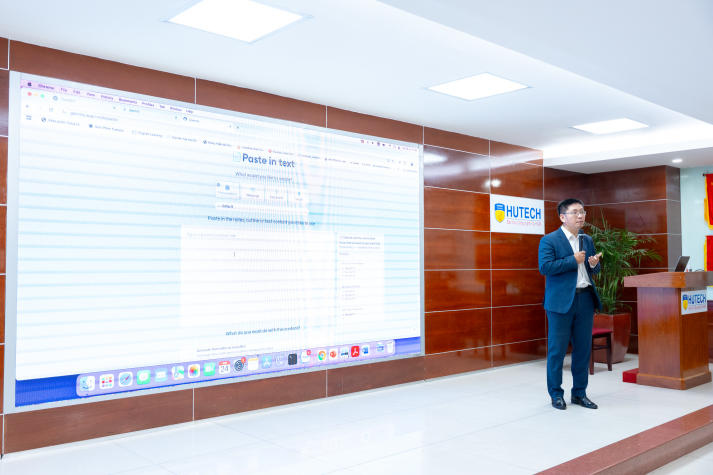 Giảng viên HUTECH ứng dụng AI trong giảng dạy, bắt nhịp chuyển đổi số 100