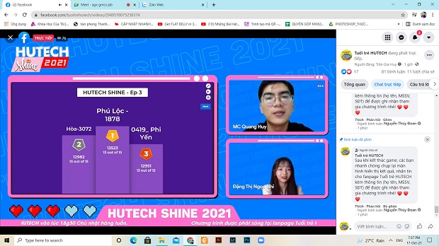 Tân binh Đặng Thị Ngọc Nhi mang làn gió mới đến gameshow “HUTECH Shine 2021” kỳ 03 39