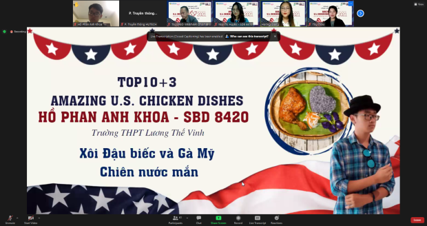 Món Gà dát vàng sốt Coca Cola chiến thắng cuộc thi Nấu ăn trực tuyến từ gà Mỹ - “Amazing U.S. Chicken Dishes" 128