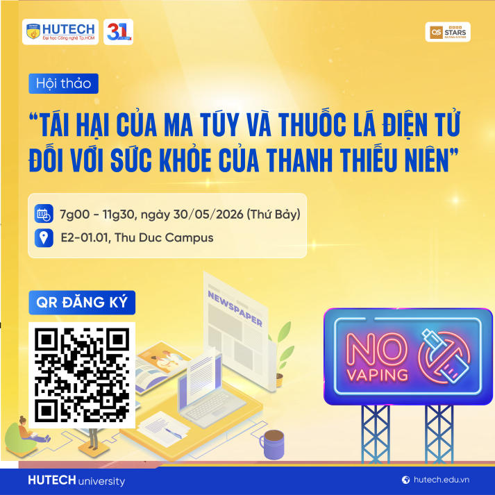 HUTECH phát động chuỗi hoạt động lan tỏa lối sống xanh, nói không với thuốc lá và ma túy 47
