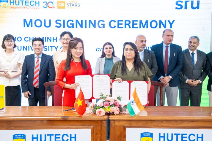 HUTECH fosters international cooperation with leading Indian universities 106