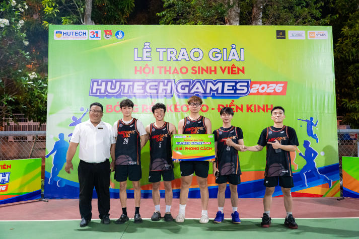 [HUTECH Games 2026] Ngôi vương Bóng rổ nam chính thức lộ diện sau trận Chung kết kịch tính 105