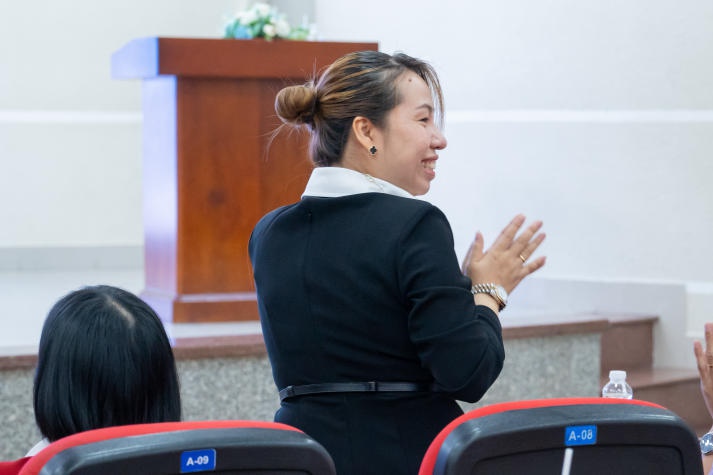 Sinh viên Tâm lý học HUTECH tổ chức talkshow tâm lý và báo cáo dự án chăm sóc sức khoẻ tinh thần “Sóng ấm lan toả” 8