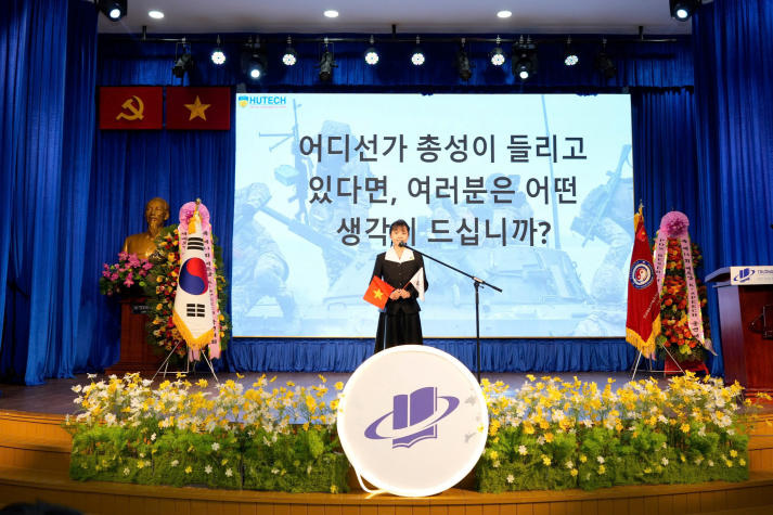 Giành giải cao tại K-SPEECH Việt Nam, sinh viên Khoa Hàn Quốc học sẵn sàng tranh tài tại Hàn Quốc 25