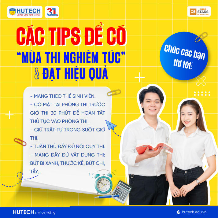 Sinh viên HUTECH chuẩn bị nghiêm túc cho kỳ thi Học kỳ 2B và Học kỳ phụ Học kỳ 2 năm học 2025-2026 32