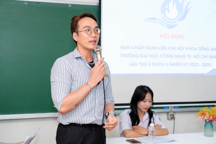 Khoa Tiếng Anh ra mắt nhân sự Ban chấp hành Liên chi Hội Khóa III nhiệm kỳ 2023 - 2025 47