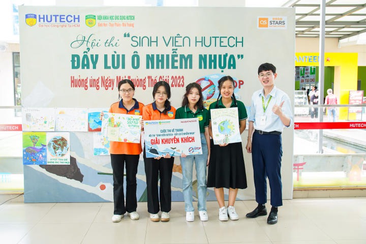 Sinh viên HUTECH hưởng ứng Ngày Môi trường Thế giới 2023 qua hội thi vẽ tranh và thực hiện dự án chủ đề "Đẩy lùi ô nhiễm nhựa" 203