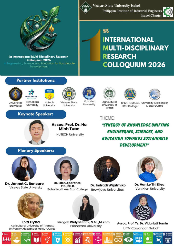HUTECH’s research on luminescent bricks impresses at the 1st International Multidisciplinary Research Colloquium 2026 24