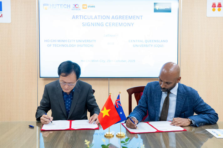 HUTECH and Central Queensland University officially sign articulation agreement 48