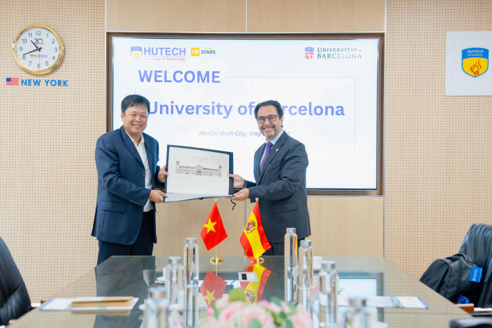 HUTECH kết nối University of Barcelona (Tây Ban Nha), mở rộng mạng lưới hợp tác giáo dục châu Âu 86
