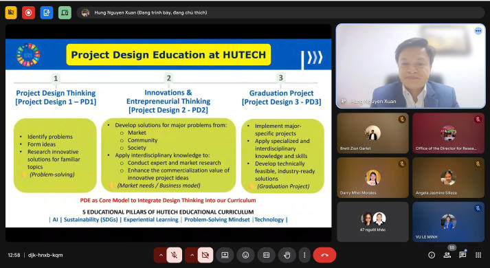 Mang mô hình đào tạo ra “bàn tròn” quốc tế, HUTECH chia sẻ cách tích hợp Design Thinking vào chương trình kỹ thuật 34
