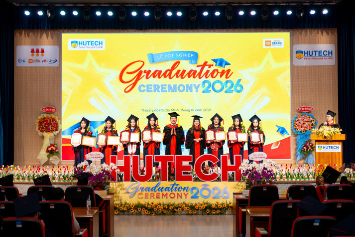 Khép lại hành trình giảng đường, mở ra hành trình trách nhiệm: HUTECH trao bằng tốt nghiệp cho các tân khoa 61