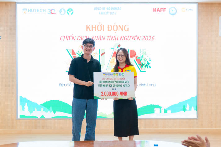 “Xuân Sắc Xanh” ý nghĩa cùng sinh viên Viện Khoa học Ứng dụng và Khoa Xây dựng 89