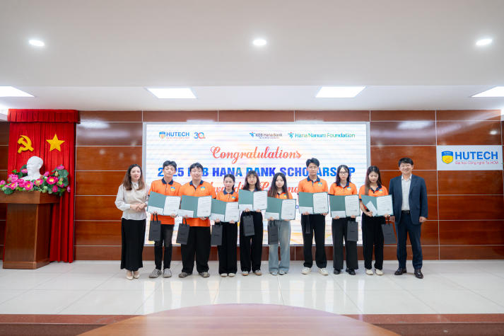 HUTECH tiếp nhận học bổng Quỹ Hana Nanum: Đồng hành cùng sinh viên vượt khó, vươn tới hội nhập quốc tế 27