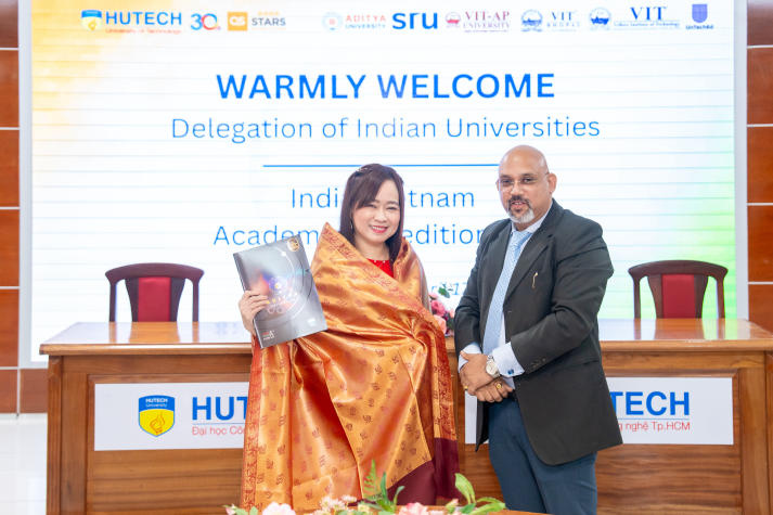 HUTECH fosters international cooperation with leading Indian universities 131
