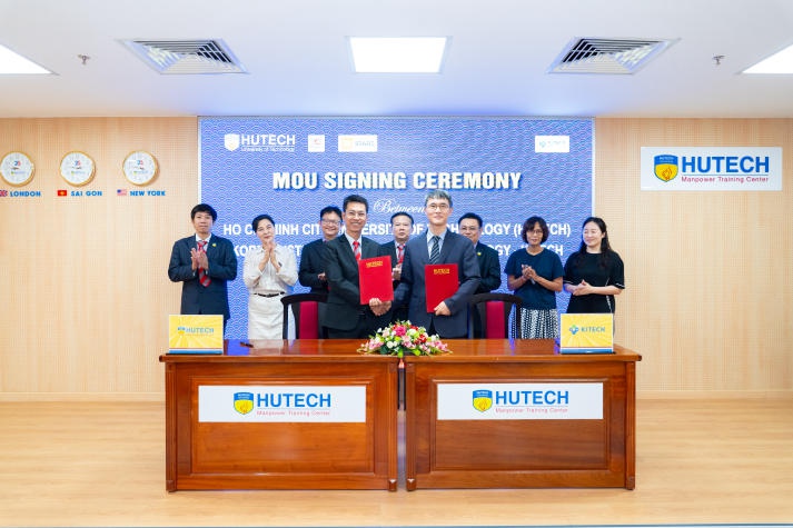 HUTECH ký kết MOU cùng tổ chức công nghệ hàng đầu Hàn Quốc, mở rộng cơ hội nghề nghiệp quốc tế cho sinh viên 98