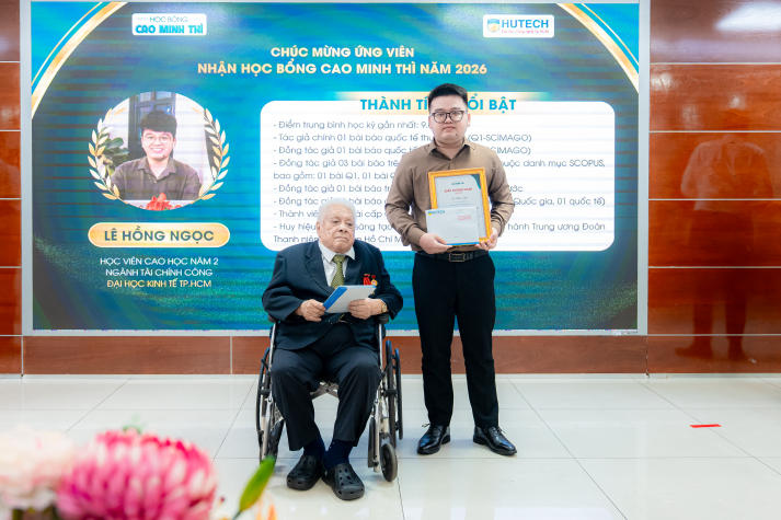 HUTECH trao Học bổng Cao Minh Thì 2026, tiếp sức đam mê nghiên cứu khoa học cho người học trẻ 47
