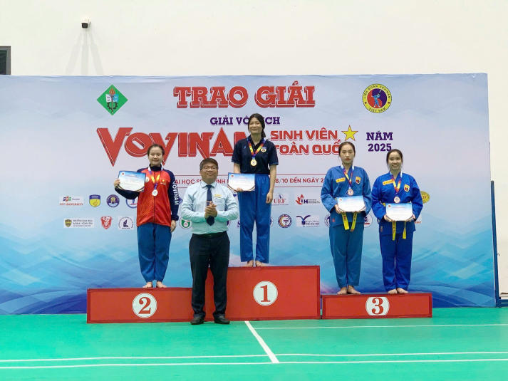 Đội tuyển HUTECH xuất sắc giành 10 huy chương tại Giải vô địch Vovinam sinh viên toàn quốc năm 2025 371