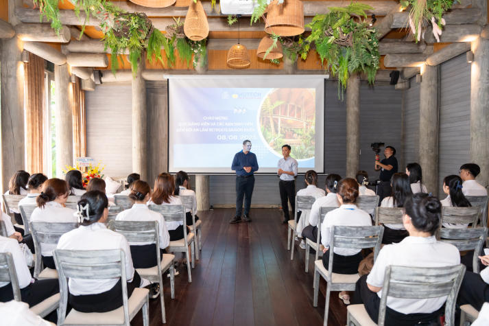 Exploring a Green Resort Experience with HUTECH Students at An Lam Retreats Saigon River 15