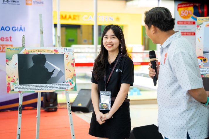 [Video] Hồ Phan Ngọc Anh - sinh viên Khoa Truyền thông và Thiết kế là Quán quân HUTECH Photo Contest “Beloved Teacher 2023” 295