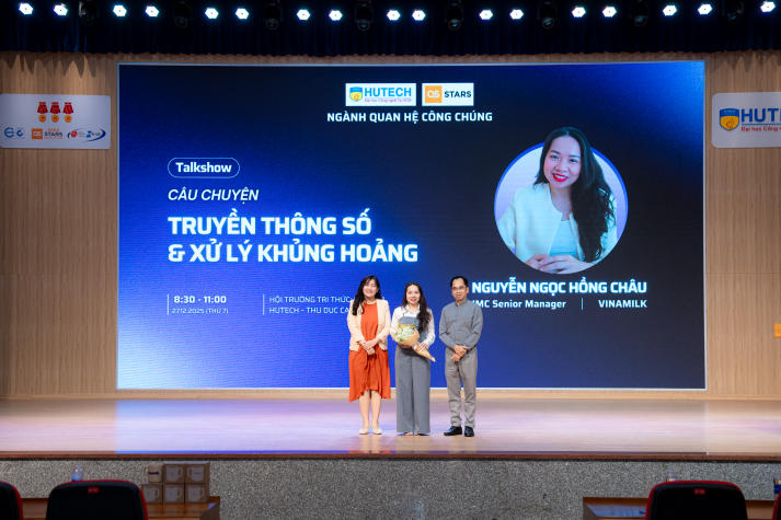 Sinh viên Khoa Khoa học Xã hội và Quan hệ Công chúng trang bị tư duy xử lý khủng hoảng truyền thông trong kỷ nguyên số