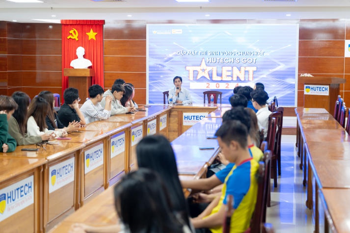 Gặp mặt Top 18 thí sinh/nhóm thí sinh vòng Chung kết cuộc thi HUTECH's Got Talent 2024 9