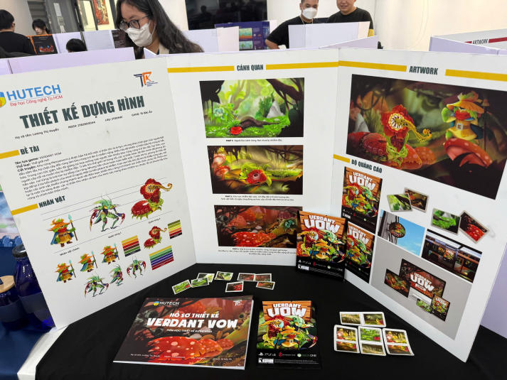 Bứt phá sáng tạo tại buổi trưng bày sản phẩm “Thiết kế dựng hình” của sinh viên Thiết kế đồ họa 25