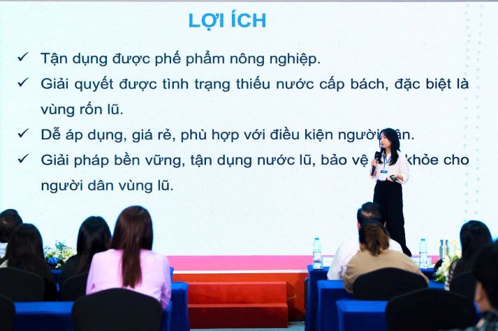 Ý tưởng độc đáo của sinh viên Quản lý tài nguyên và môi trường đạt giải Ba tại Chung kết Water Hackathon 2024 37