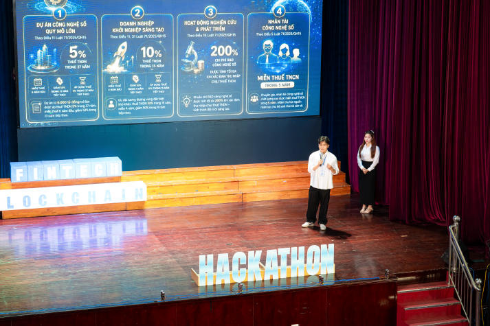 Sinh viên ngành Tài chính - Ngân hàng ghi dấu tại Chung kết Liên trường Fintech - Blockchain Hackathon lần 5 33