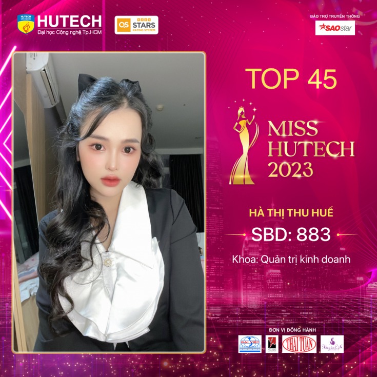 Top 45 thí sinh xuất sắc nhất của Miss HUTECH 2023 chính thức lộ diện 32