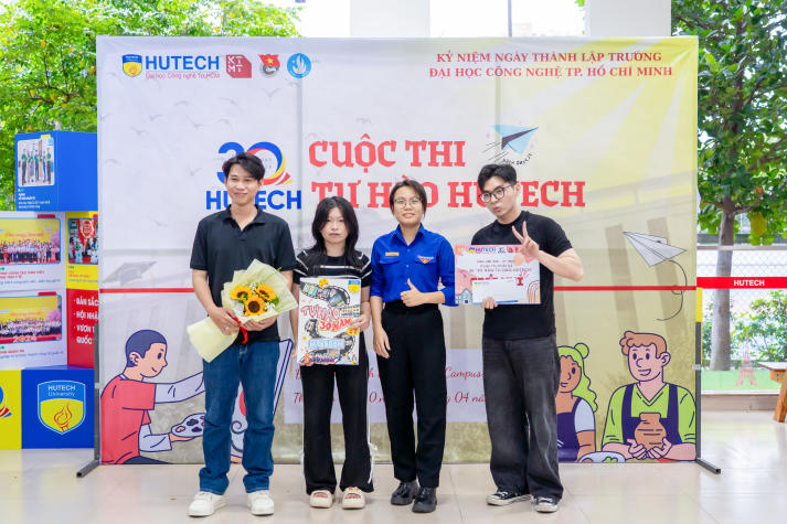 Sinh viên Khoa Kiến trúc - Mỹ thuật kể chuyện bằng nét vẽ trong cuộc thi thiết kế báo tường 124