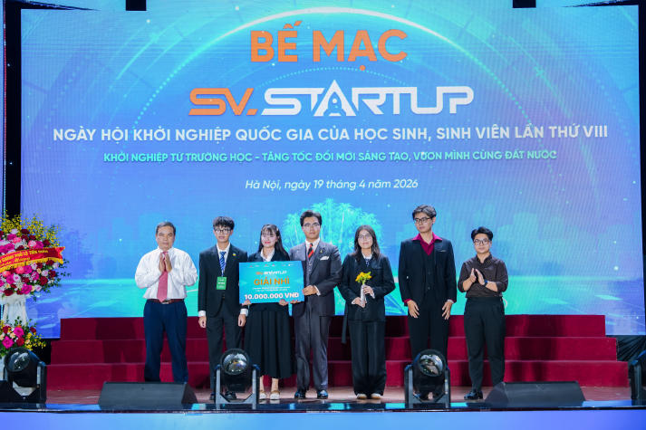 Sinh viên HUTECH giành giải Nhì SV Startup 2026 với dự án dược liệu giàu tiềm năng 13