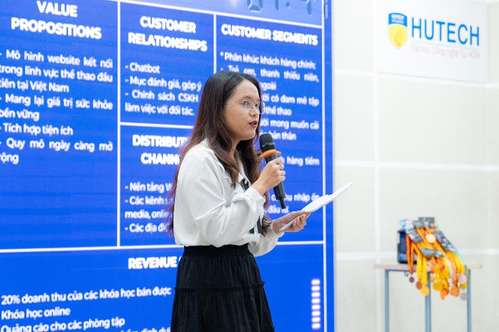 “Cụt yêu đời” Nguyễn Ngọc Nhứt trở thành tân Quán quân HUTECH Startup Wings 2024 105