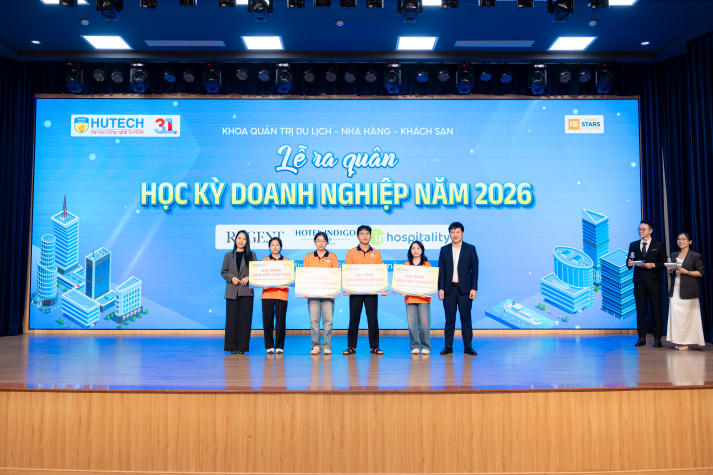 Khởi động Học kỳ doanh nghiệp 2026, sinh viên Quản trị Du lịch - Nhà hàng - Khách sạn sẵn sàng rèn nghề 65
