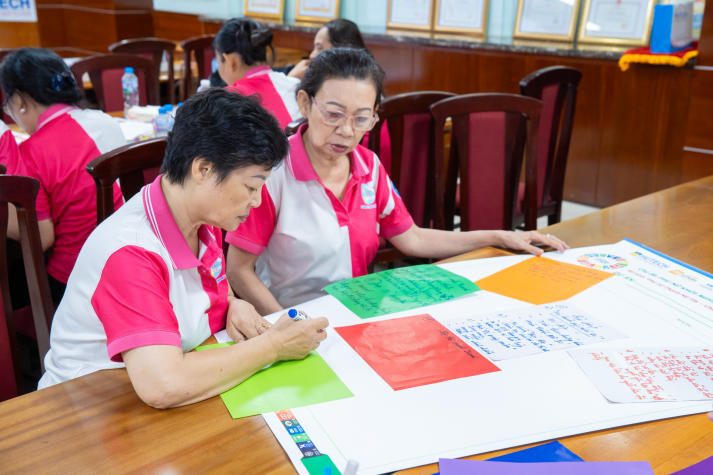 HUTECH đồng hành cùng phụ nữ phường Thạnh Mỹ Tây phát triển tư duy đổi mới sáng tạo và khởi nghiệp 134