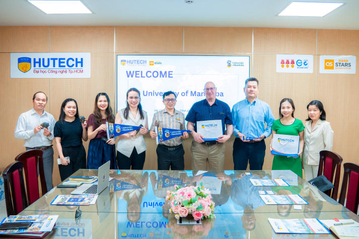 HUTECH làm việc với University of Manitoba về định hướng hợp tác học thuật, nghiên cứu công nghệ sinh học và môi trường 91