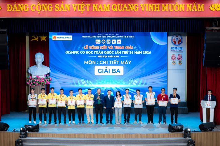 Sinh viên HUTECH ghi dấu với 09 giải thưởng tại Olympic Cơ học toàn quốc 2026 17