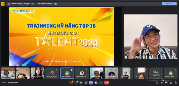 [Top 18 HUTECH's Got Talent 2024] Biên đạo Quang Đăng mang đến những lời khuyên hữu ích giúp thí sinh toả sáng tại Chung kết 16