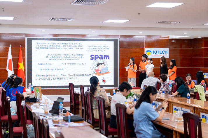 HUTECH and Hosei University students wrap up international research and exchange activities 106