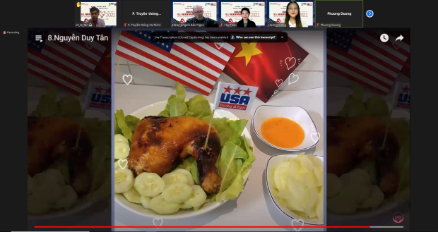 Món Gà dát vàng sốt Coca Cola chiến thắng cuộc thi Nấu ăn trực tuyến từ gà Mỹ - “Amazing U.S. Chicken Dishes" 188