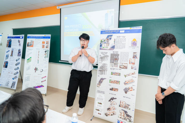 Chạm ngõ nghề nghiệp từ đồ án số: Dấu ấn sinh viên Khoa Xây dựng tại BIM Project Showcase 2026 112