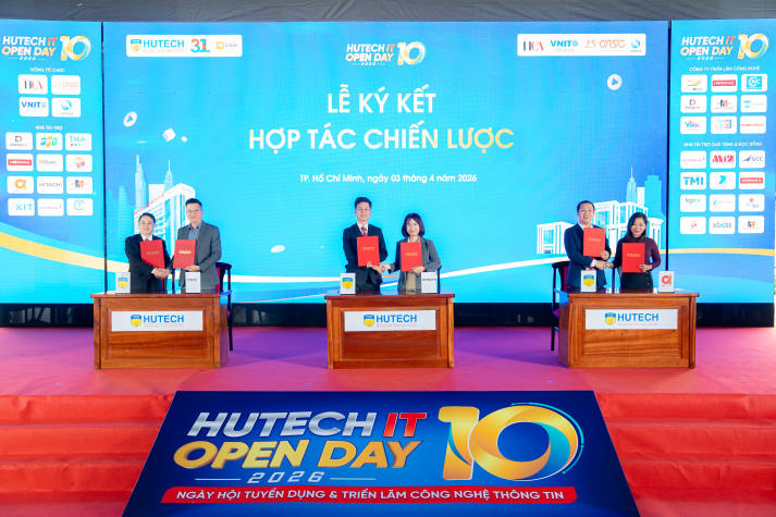 “Sinh viên HUTECH chủ động, chuyên nghiệp” - Lý do hơn 70 doanh nghiệp công nghệ săn nhân tài tại HUTECH IT OPEN DAY 2026 75
