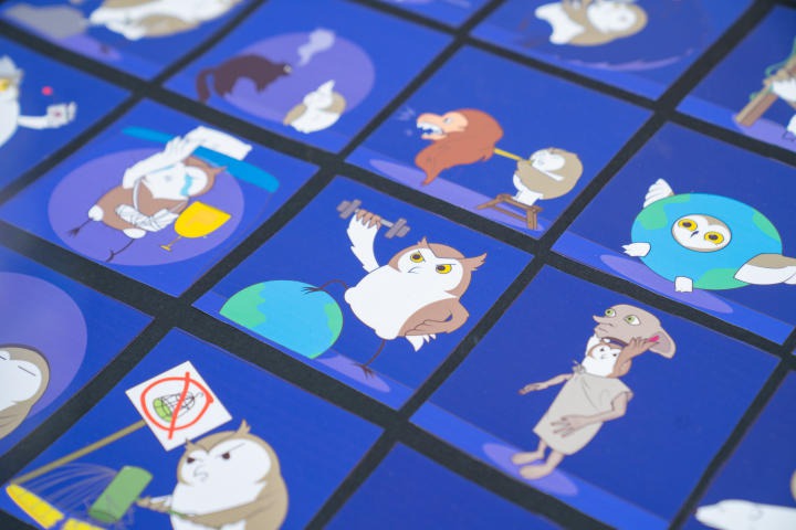 Sinh viên Thiết kế đồ họa “trình làng” loạt sản phẩm cuối kỳ ấn tượng tại triển lãm 45