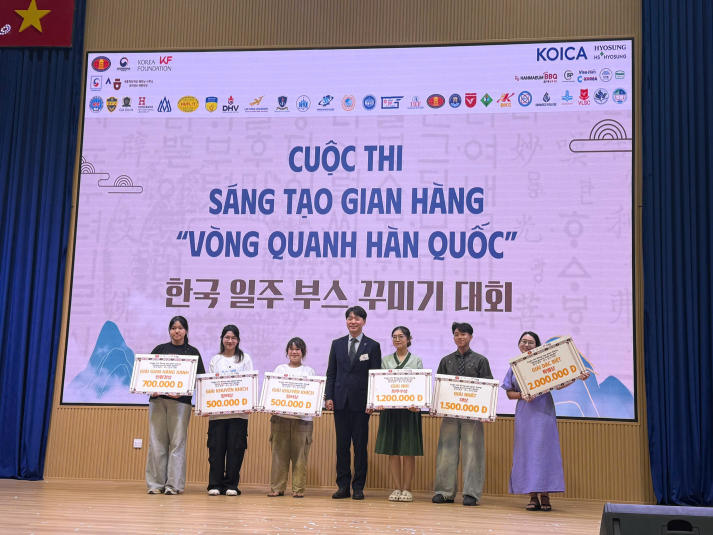 Sinh viên Khoa Hàn Quốc học “bội thu” giải thưởng tại Hangeul Festival 2025 55