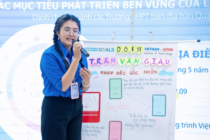 Học sinh các trường THPT chinh phục thử thách phát triển tư duy đổi mới sáng tạo cùng Viện Công nghệ Việt Nhật 110