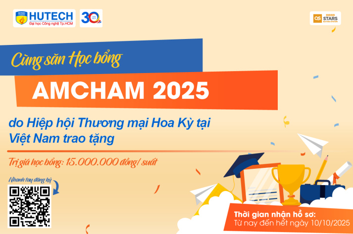 HUTECH-ers nhanh tay đăng ký Học bổng AmCham năm 2025 11