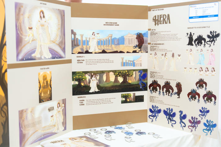 Sinh viên Thiết kế đồ họa xây dựng “vũ trụ game mini” qua loạt đồ án tại triển lãm Thiết kế dựng hình 34