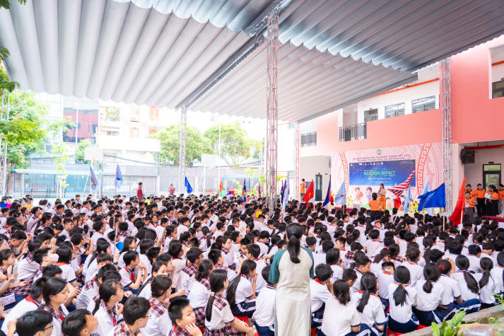 Gần 800 học sinh THCS Phú Mỹ hưởng ứng hoạt động đầu tiên của dự án NEXTGEN IMPACT PROJECT tại Việt Nam 7
